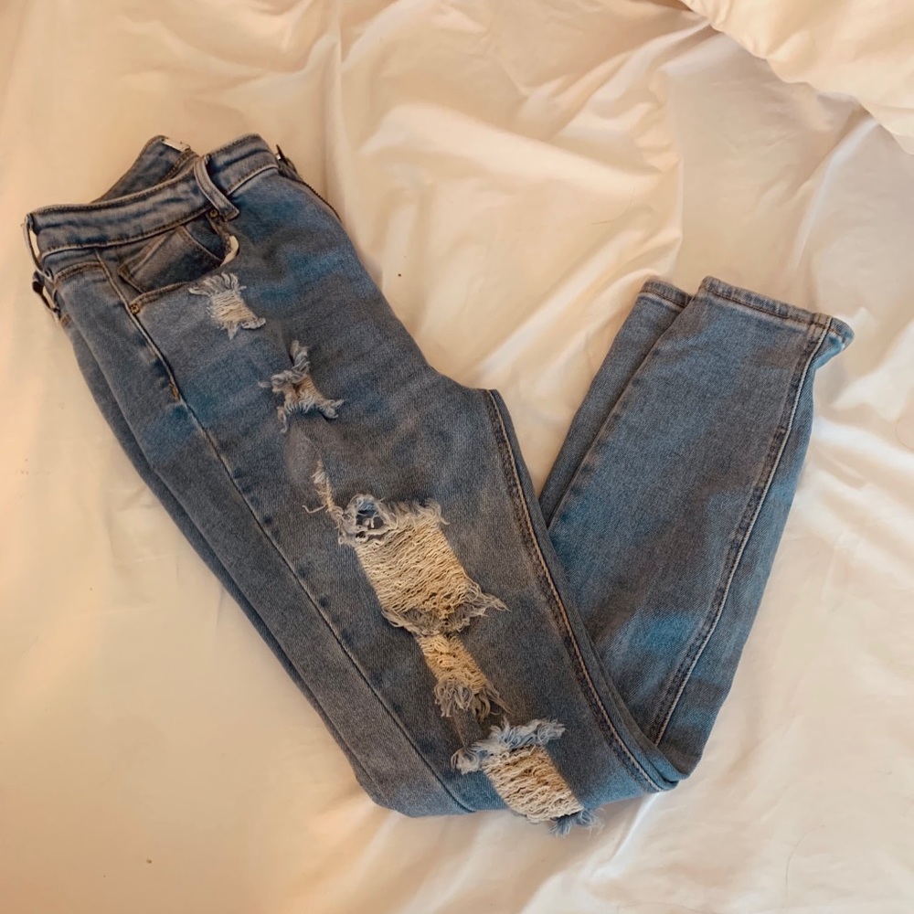 SOLD Stretchy Ripped Jeans